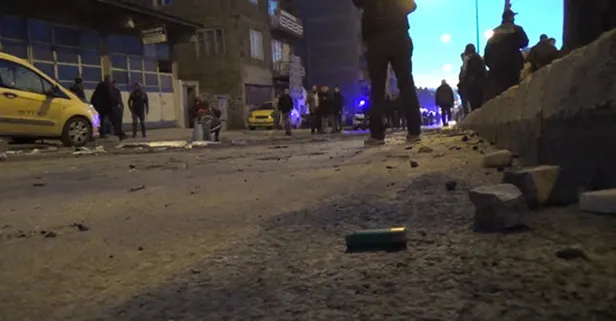 Yer: Erzurum... Ortalık savaş alanına döndü