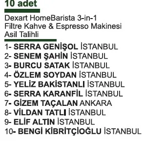 Tazedirekt kampanyası çekiliş sonuçları açıklandı! (Takvim.com.tr)