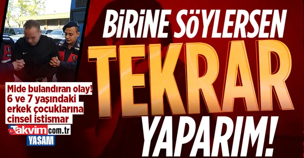 Zonguldak'ta mide bulandıran olay! 6 ve 7 yaşındaki erkek çocuklarına cinsel istismar: Birine söylersen tekrar yaparım