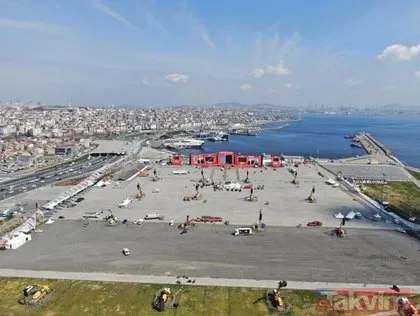 Cumhur İttifakı’nın Yenikapı’daki ’Büyük İstanbul Mitingi’nden kareler