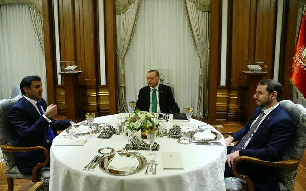 Cumhurbaşkanı Erdoğan, Katar Emiri ile bir araya geldi!-3