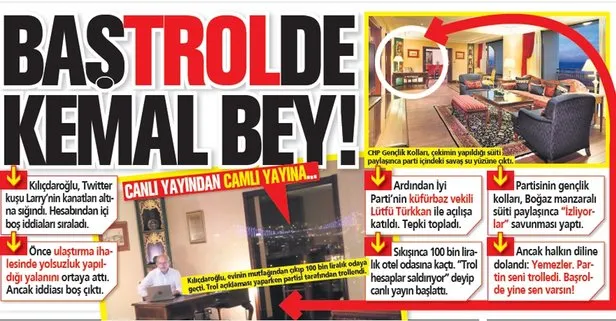 Yalanları bir bir ortaya dökülen Kemal Kılıçdaroğlu kendini kurtarmak için “Bizi takip ediyorlar” iddiasına sığındı