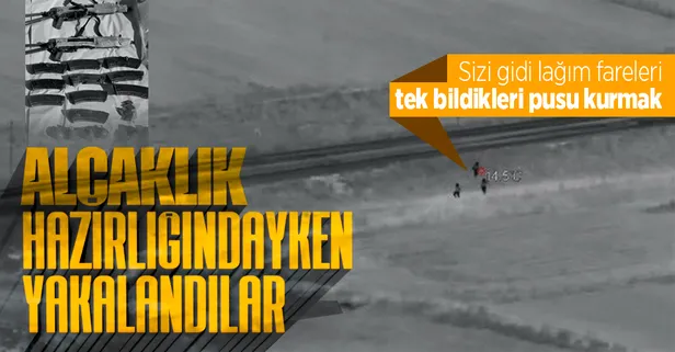 SON DAKİKA: Hakkari'de teröristlerin menfeze EYP yerleştirdiği anlar kamerada! İşte operasyonda ele geçirilenler
