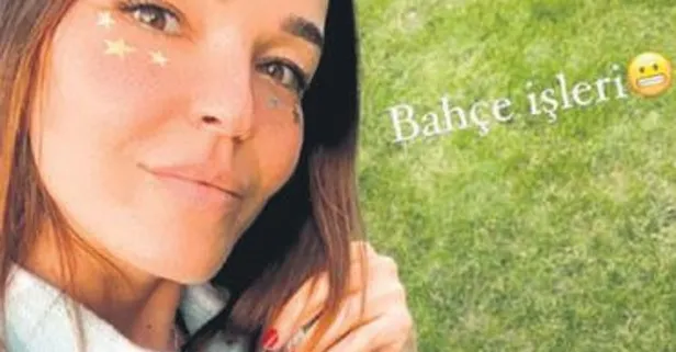 Bengü önceki gününü bahçe işlerine ayırdı