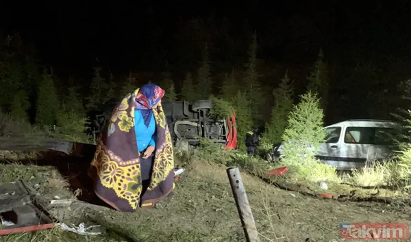 TEM Otoyolu Kocaeli geçişinde sollama faciası! TIR, hafif ticari araçla çarpıştı: 1 yaralı - 3