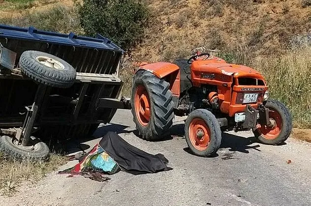 Son dakika: Kütahya'da traktör şarampole devrildi: 2 kişi hayatını kaybetti