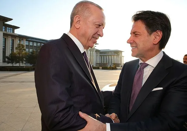 Son dakika: Başkan Erdoğan ve İtalya Başbakanı Conte'den flaş Libya açıklaması-2