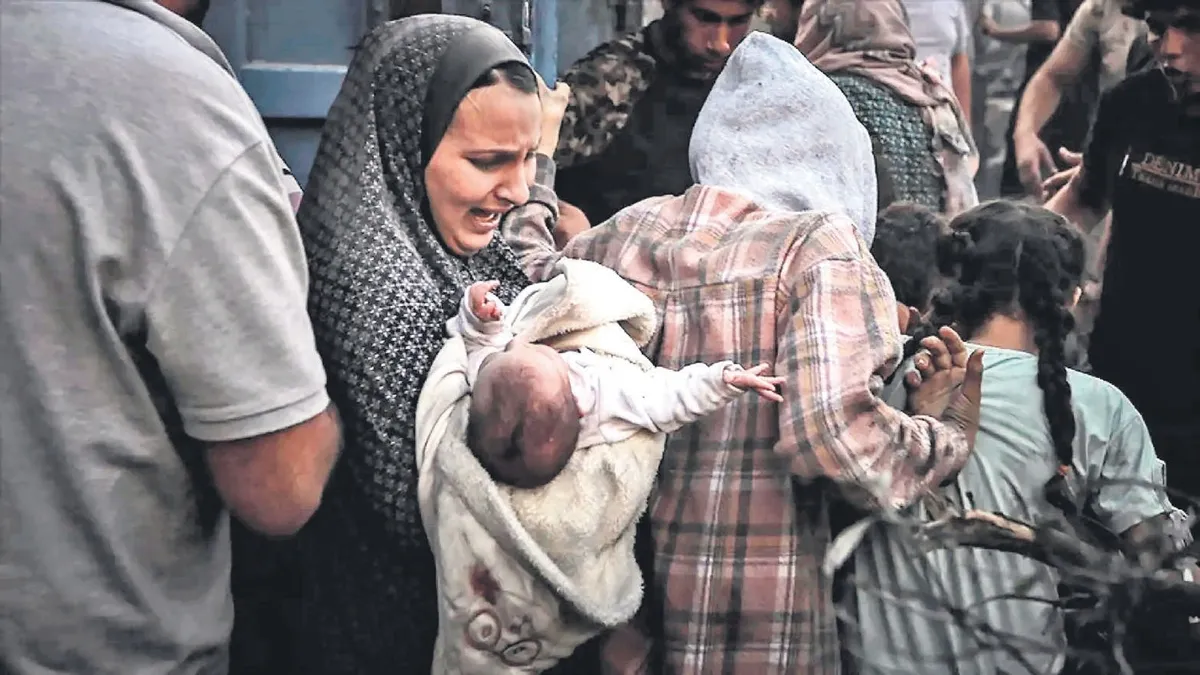 Gazze'de soykırım var! İsrail hastaneleri vurdu: 1 gün önce dünyaya gelen bebek şehit oldu