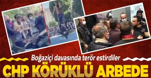 Boğaziçi Üniversitesi eylemleri davasında arbede! CHP’li Özgür Özel ve Ali Mahir Başarır güvenlik görevlilerine saldırdı
