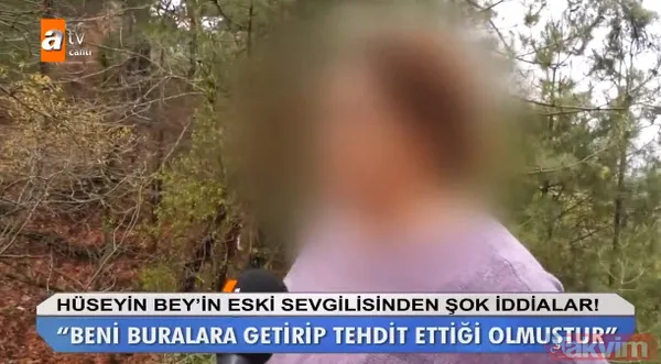 "Burası Örnekköy Yamanlar Tabiat Parkı. Daha önce buralarda tartıştık ve beni tehdit etti."