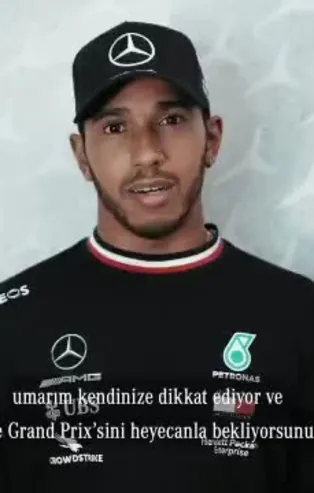 Formula 1 İstanbul GP öncesi Mercedes pilotu Lewis Hamilton'dan Türkiye'ye mesaj