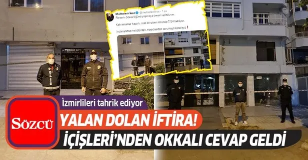 Durmadan yalan söyleyen Sözcü gazetesine cevap: Kahramanlar hasarlı riskli binaların önünde 7-24 bekliyor