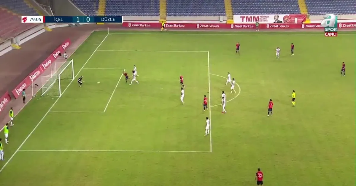 GOL | İçel İdman Yurdu 1-0 Düzcespor