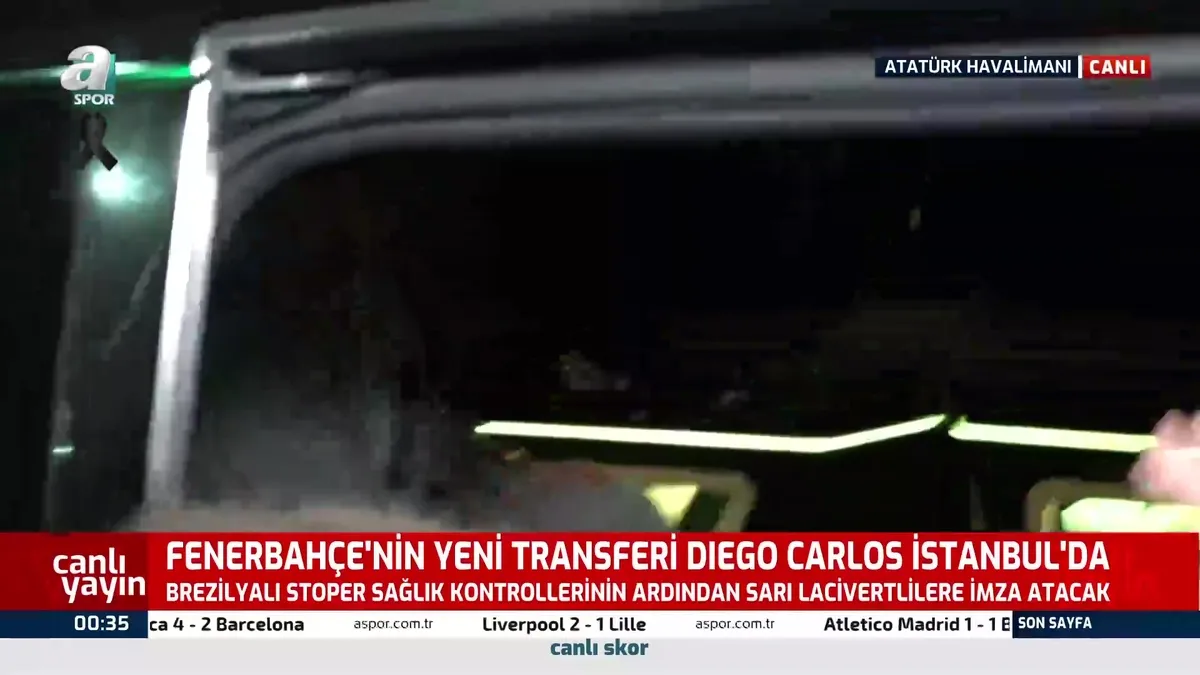 Diego Carlos İstanbul'a geldi!
