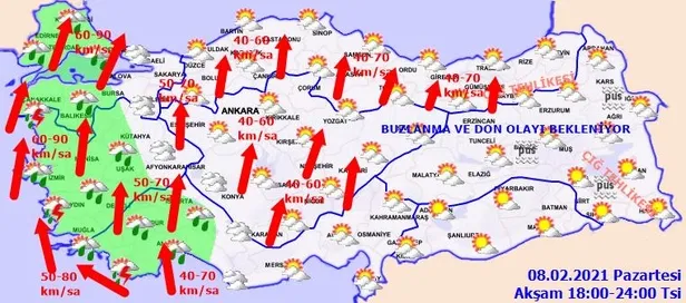 SON DAKİKA: Meteorolojiden sağanak ve kuvvetli rüzgar uyarısı!-4