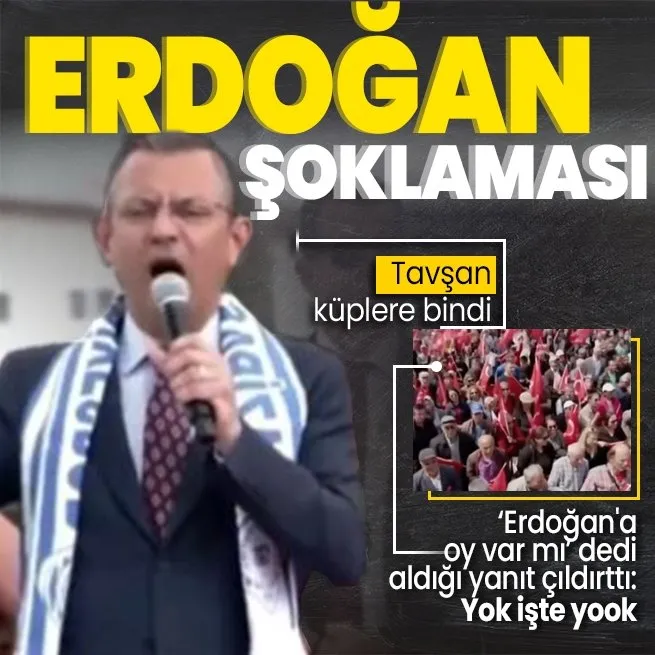 CHP Genel Başkanı Özgür Özele Antalyada şok! Tayyip Erdoğana oy var mı sorusuna vatandaşın verdiği cevap küplere bindirdi