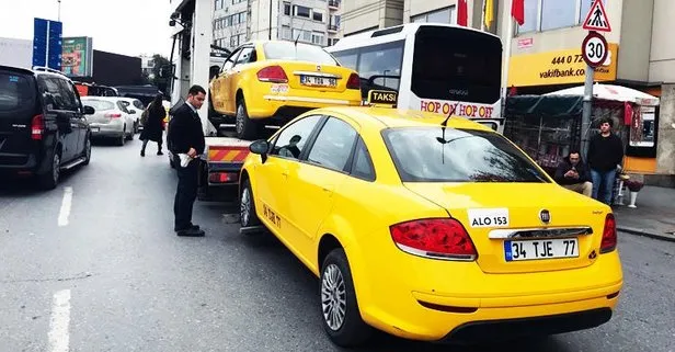 İstanbul’da taksicilere şok baskın! 120 araç her yerde aranıyor