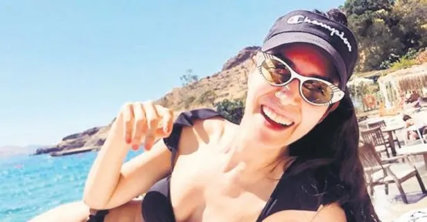 Ahu Yağtu bikinili pozuyla Instagram'a damga vurdu