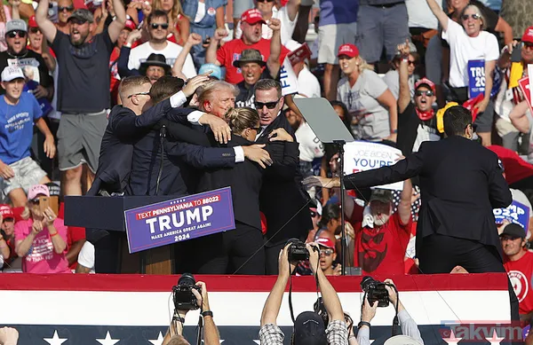 Trump saldırısında kurşunlar havada uçuşurken eski başkanın arkasında kıpırdamadan duruyordu: O adam bakın kim çıktı: Kennedy detayı şoke etti - 4