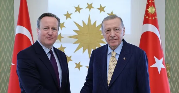 Son dakika: Başkan Erdoğan İngiltere Dışişleri Bakanı David Cameron ile görüştü
