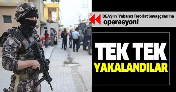 Deas In Yabanci Terorist Savascilari Na Operasyon Istanbul Da Tek Tek Yakalandilar Takvim
