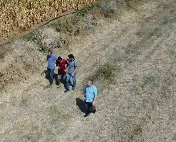 Çanakkale’de drone ile nefes kesen kovalamaca-2
