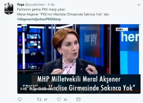 Akşener'in kongre şarkısı PKK'lıların çıktı, sosyal medyada tepkiler çığ gibi!-3