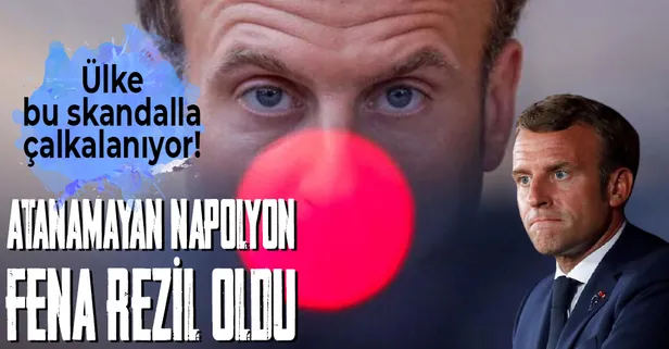Fransa Cumhurbaşkanı Emmanuel Macron'dan ülkeyi karıştıran skandal! Rezil oldu!