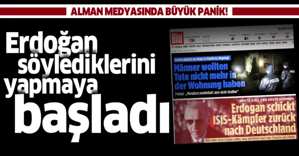 Alman medyasında Erdoğan paniği!