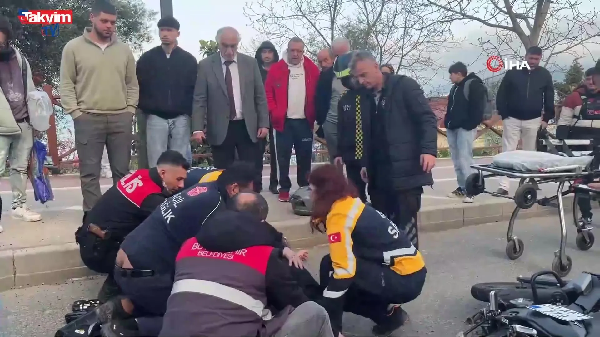 Ünye’de motosiklet kazası: 1 yaralı