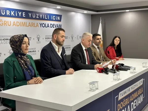 Son dakika: AK Parti'den İsrail'in katliamına 81 ilde ortak basın açıklaması: Abluka savaş değil katliamdır-6