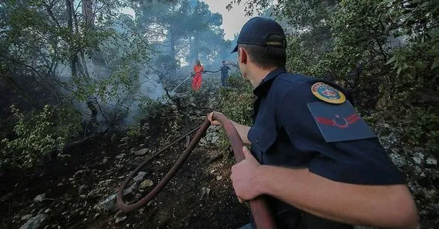 Antalya’da çıkan yangın söndürüldü