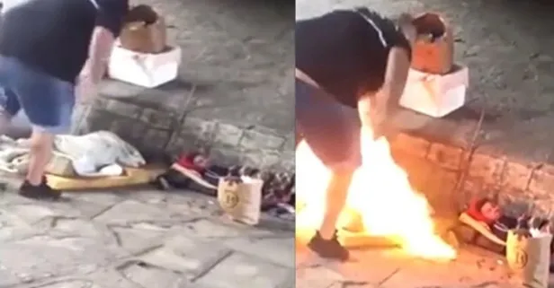 Arjantin'de akıllara durgunluk veren olay! Evsizlerin üzerine alkol döküp yaktı
