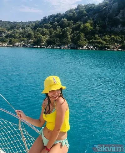 alemin krali nin oben i bikini sezonunu acti tekne pozlariyla dikkat ceken birsu demir in son haline bakin galeri takvim
