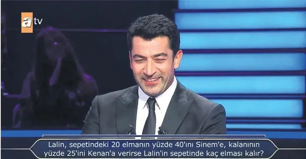 Kenan Imirzalioglu Nun Sundugu Kim Milyoner Olmak Ister Deki Soru Gulumsetti Takvim