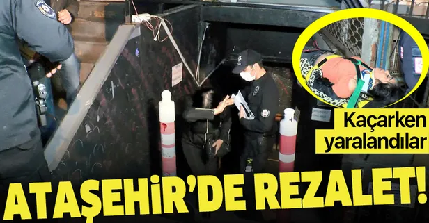 Ataşehir'de rezalet! Koronavirüs partisine baskın yapıldı 2 kişi yaralandı