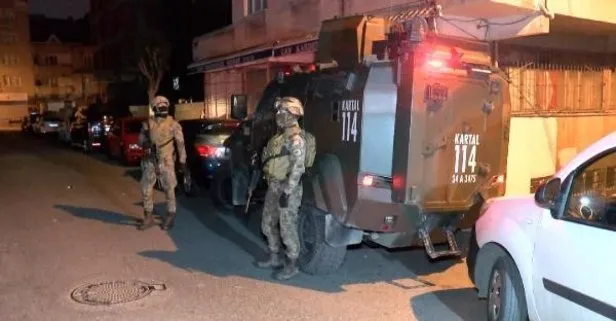 İstanbul’da zehir tacirlerine şafak baskını!