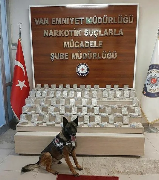 Son dakika: Van'da polisin 'Dur' ihtarına uymayıp kaza yapan otomobilde 56 kilo 400 gram eroin ele geçirildi-1