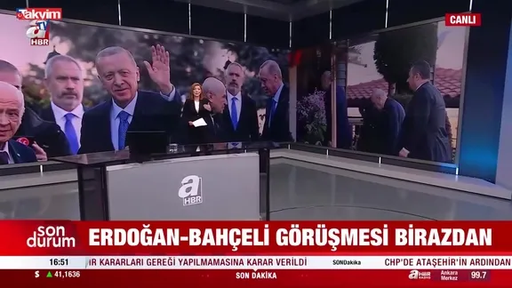 Başkan Erdoğan ve Bahçeli bir araya geldi