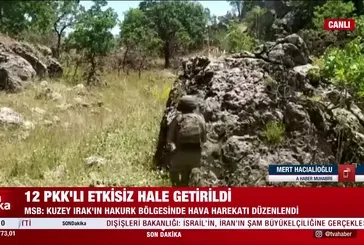 12 PKK'lı etkisiz'leş'tirildi!