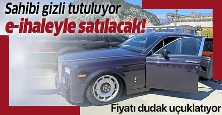 Gümrüğe takılan Rolls-Royce 3 milyon TL'den satılacak! Sahibi gizli tutuluyor