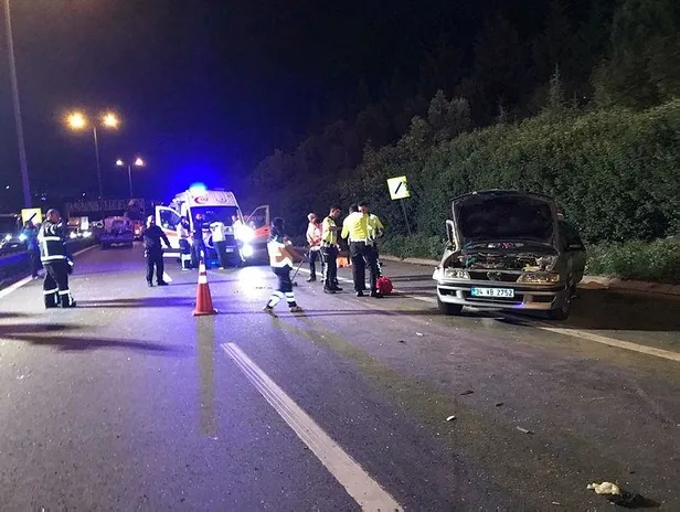 Anadolu Otoyolu'nda zincirleme trafik kazası: 3 ölü, 3 yaralı-1