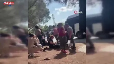İşçi servisi direğe çarptı: 16 yaralı