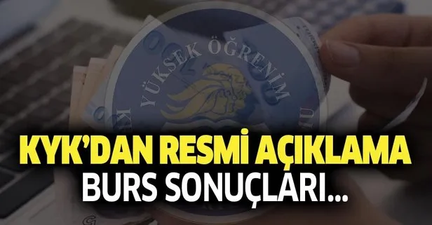 KYK'dan burs açıklaması! Sonuçlar...