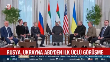 Rusya Ukrayna ve ABD'den ilk üçlü görüşme