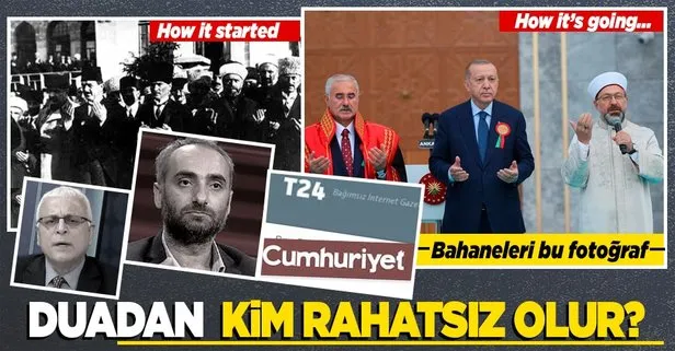 Muhalefetin ‘dua’ rahatsızlığı! Cumhuriyet, T24, İsmail Saymaz ve Merdan Yanardağ! Bahaneleri Yargıtay Başkanının cübbesi…