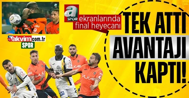 Başakşehir tek attı Ziraat Türkiye Kupası finali yolunda avantajı kaptı