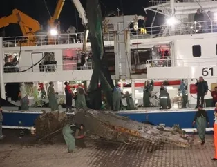 Denize ağ attılar, balık yerine uçak tuttular