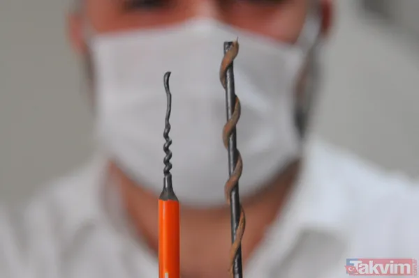 İnternetten görüp başladı! 7 yıldır kurşun kalem ucuna figürler işliyor! 200'ün üzerinde çalışması var - 19