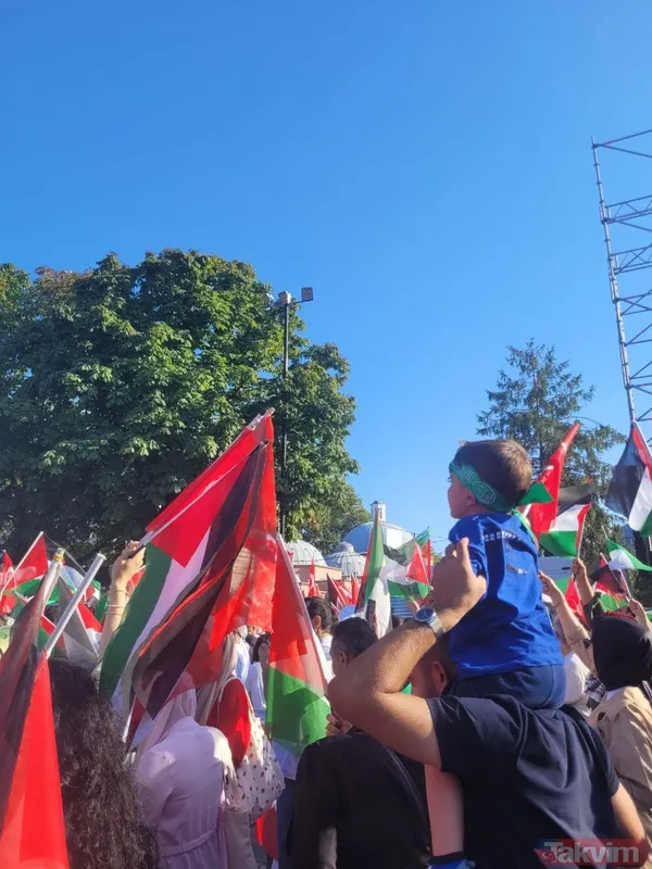 Takvim.com.tr, Ayasofya'da! Binlerce kişi Filistin için meydanlara akın etti | İşte o anlar... - 20